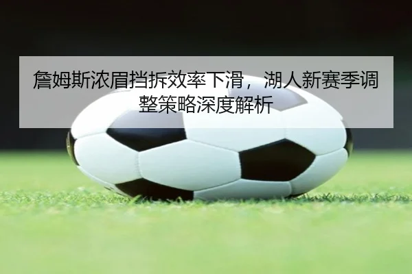 詹姆斯浓眉挡拆效率下滑,湖人新赛季调整策略深度解析